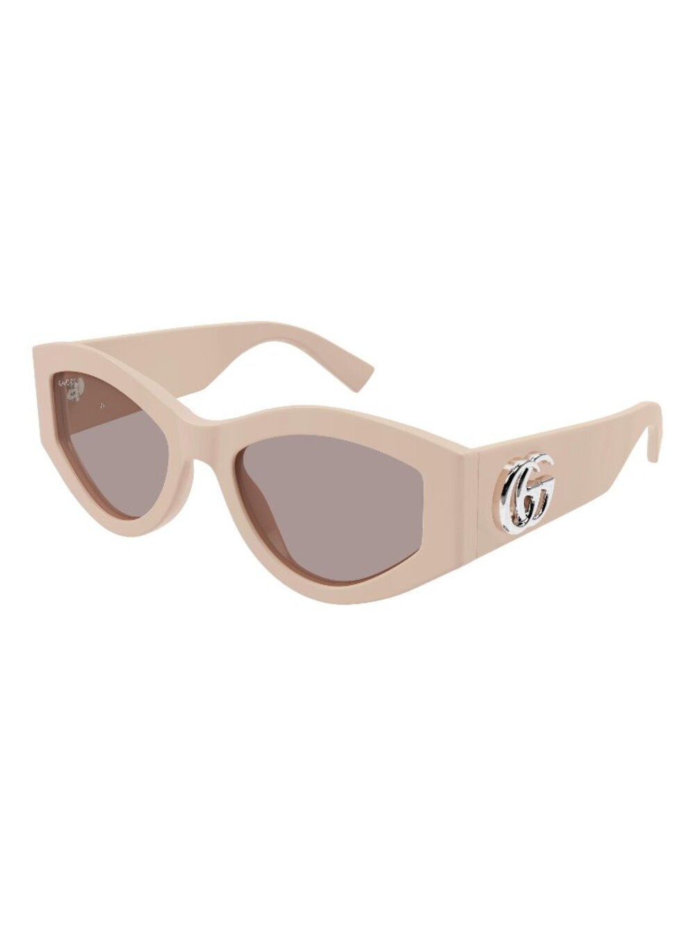 New Gucci Women's Sunglasses Pink Brown Lens Acetate Frame GG1951S 005 53